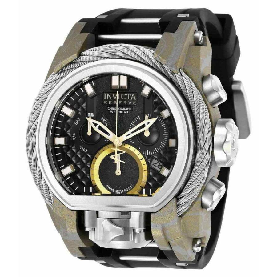 インビクタ 腕時計 Invicta Reserve Bolt Zeus Magnum Tan Dual Time Swiss クロノグラフ Watch インヴィクタ