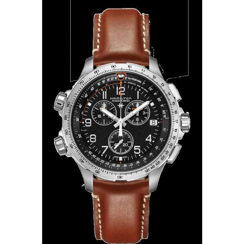 ハミルトン 腕時計 Hamilton Khaki Aviation アビエーション X Wind Gmt Chrono クォーツ Lthr Band メンズ Watch H Fakfakkab Go Id
