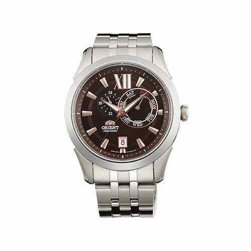 オリエント 腕時計 Orient Set0x003t0 Automatic Sports メンズ Brown Dial Stainless Steel Analog Watch Jsonic Ca