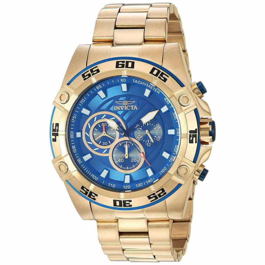 全国宅配無料 インビクタ 腕時計 Invicta メンズ Speedway Gold Stainless Steel クォーツ Sport Watch インヴィクタ 完売 World Of Heating De