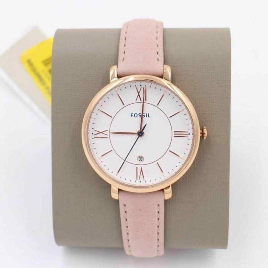 激安特価 フォッシル 腕時計 Fossil Es39 Jacqueline ジャクリーン Three Hand Blush Leather Ladies Watch 工場直送 5starbazar Com