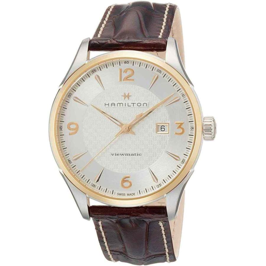 人気特価激安 ハミルトン 腕時計 Hamilton メンズ H Jazzmaster Silver Dial 44mm Leather Watch 50 Off Lespakigali Com