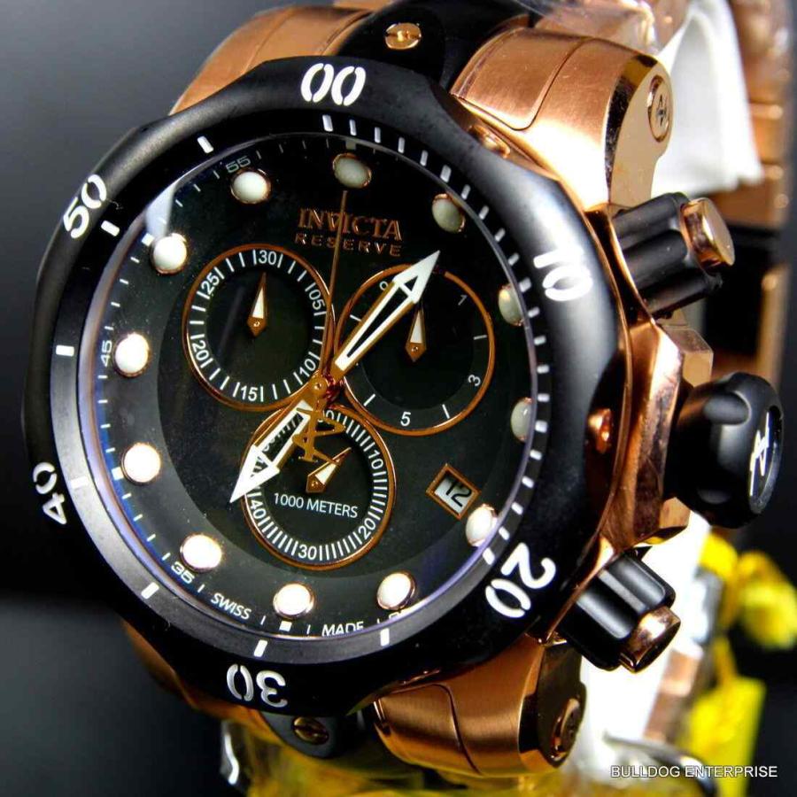 全商品オープニング価格特別価格 インビクタ 腕時計 メンズ Invicta Reserve Venom ベノム Rose Gold クロノグラフ Swiss Made Black Watch 5728 New インヴィクタ セレクトショップ なんくる 通販 Yahoo ショッピング 配送員設置送料無料