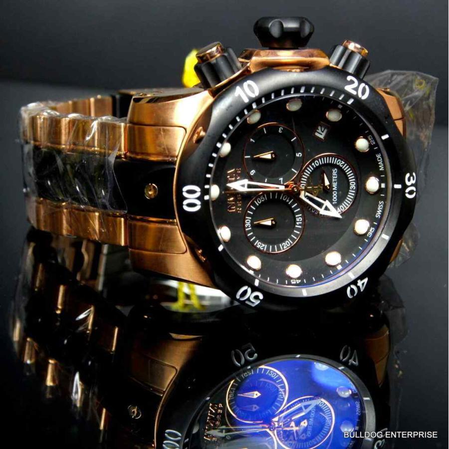 全商品オープニング価格特別価格 インビクタ 腕時計 メンズ Invicta Reserve Venom ベノム Rose Gold クロノグラフ Swiss Made Black Watch 5728 New インヴィクタ セレクトショップ なんくる 通販 Yahoo ショッピング 配送員設置送料無料