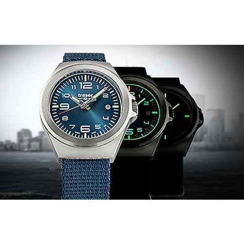 激安特価 トレーサー 腕時計 Traser H3 P59 Essential エッセンシャル S Blue ユニセックス Wristwatch 1010 Analogue Textile Blue 55 以上節約 Iswitcher Com