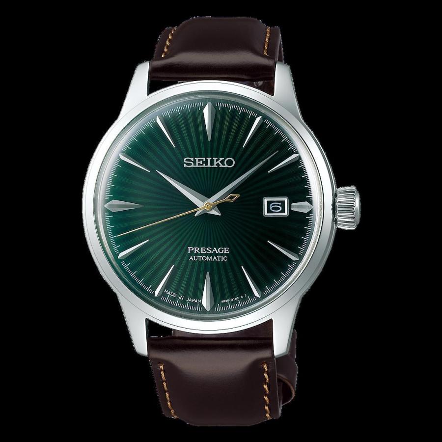 人気絶頂 セイコー 腕時計 Seiko Presage プレザージュ Srpd37j1 Automatic Cocktail Mockingbird Green Japan Made 激安ブランド Www Doctor Plan Com