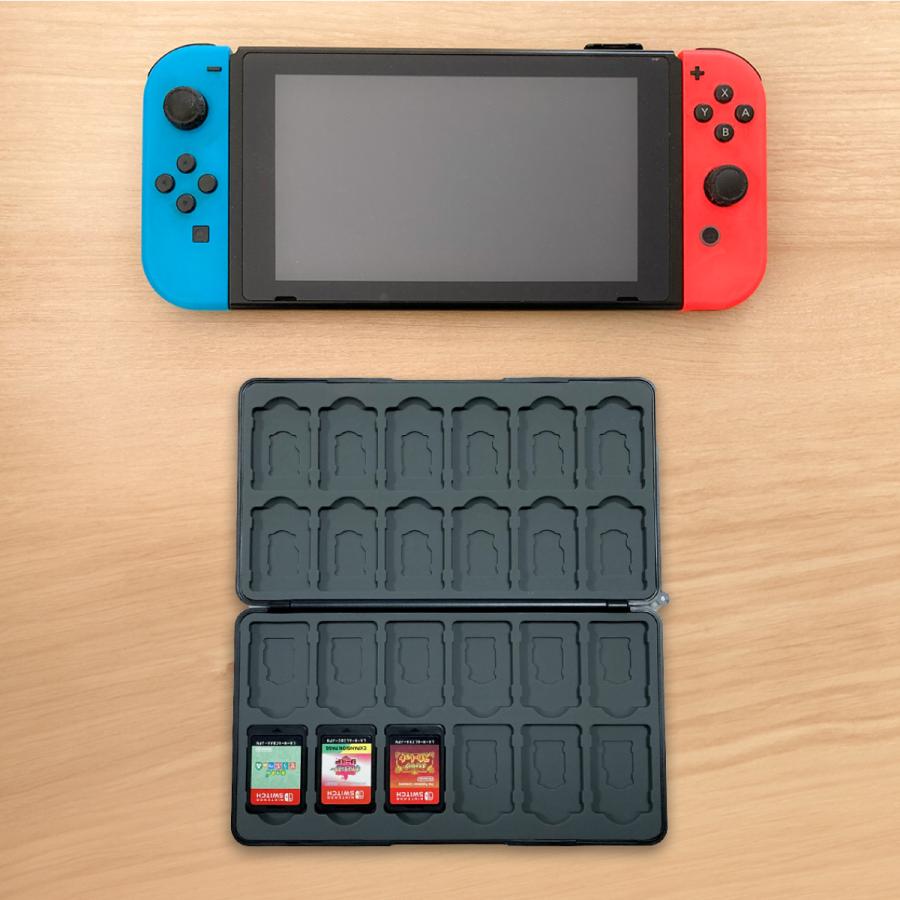 switch カードケース ソフトケース 24枚収納 任天堂スイッチ ゲーム