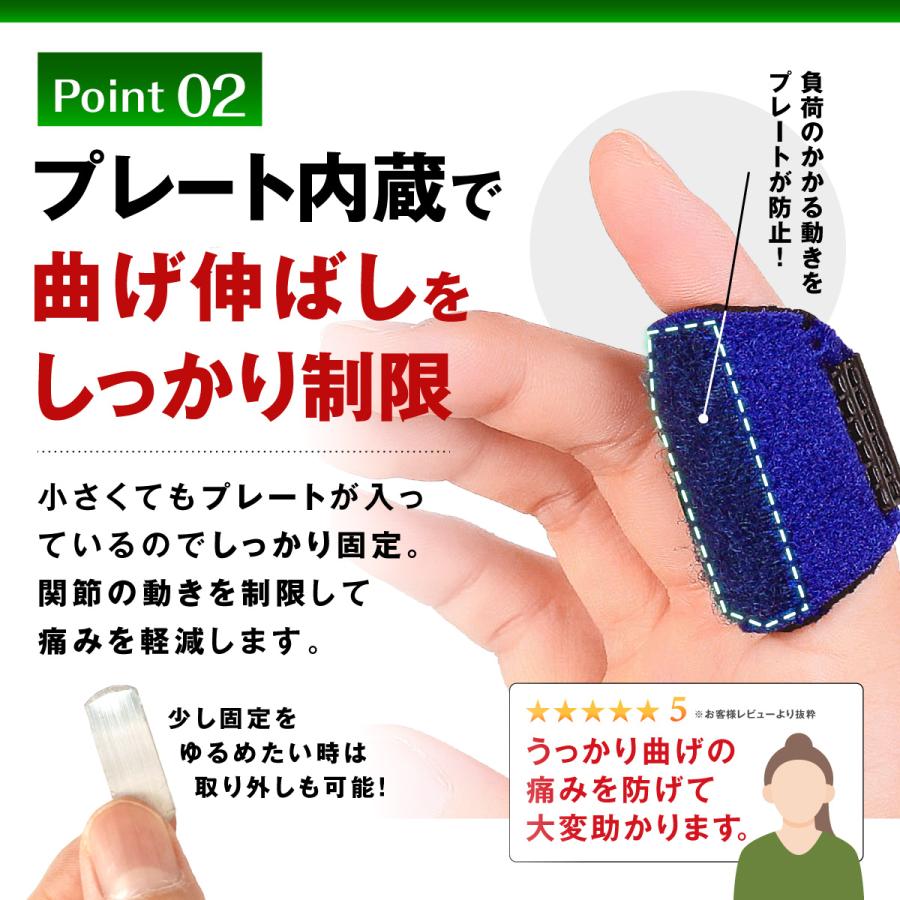指サポーター 2個セット 第一関節 人差し指 中指 薬指 親指 指の