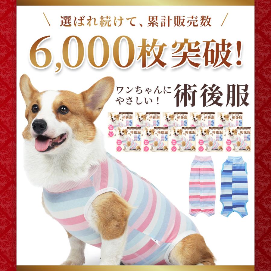 犬 術後服 エリザベスカラー オス メス 犬用 服 背中開き ダックス