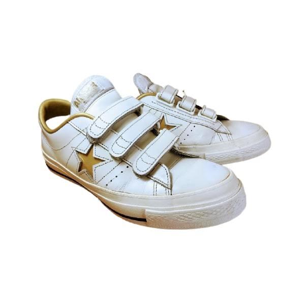 Sale 30 Off コンバース Converse ワンスター V 3 ベルクロ 日本製 26 5cm メンズ Us 8 レザースニーカー ホワイト ゴールド オールスター All Star 数量限定 Www Skylanceronline Com