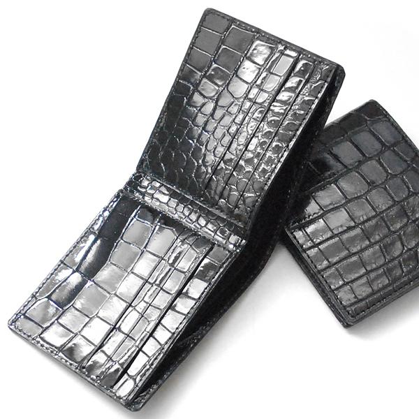 財布 メンズ レディース 国産 日本製 本クロコダイル 無双カード 短  