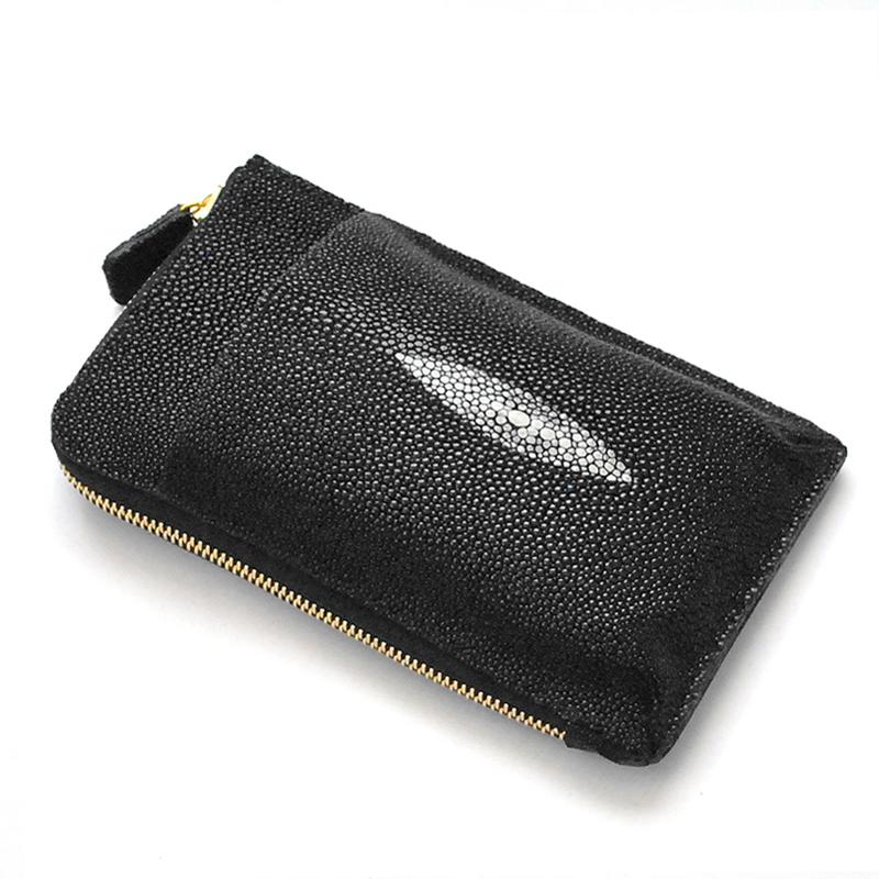 スマホポーチ ショルダーバッグ 日本製 クロコダイル スティングレイ