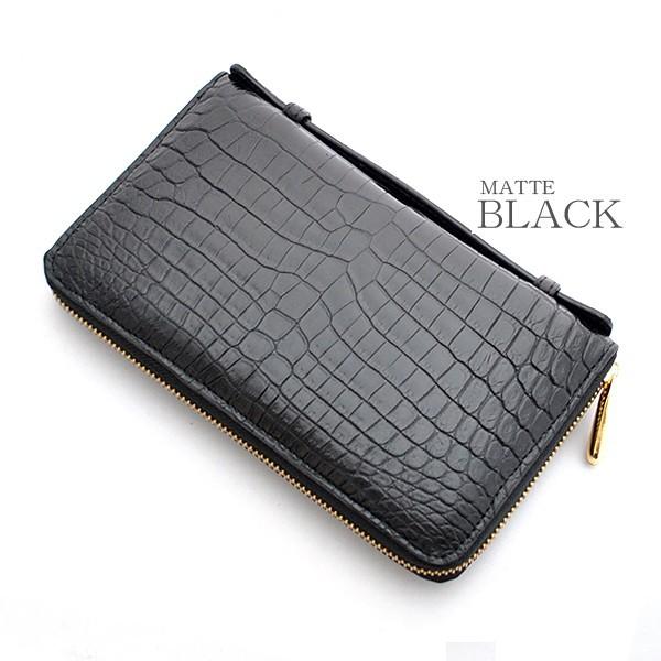 長財布 メンズ クラッチバッグ ミニセカンド 本クロコダイル革 鰐 ワニ
