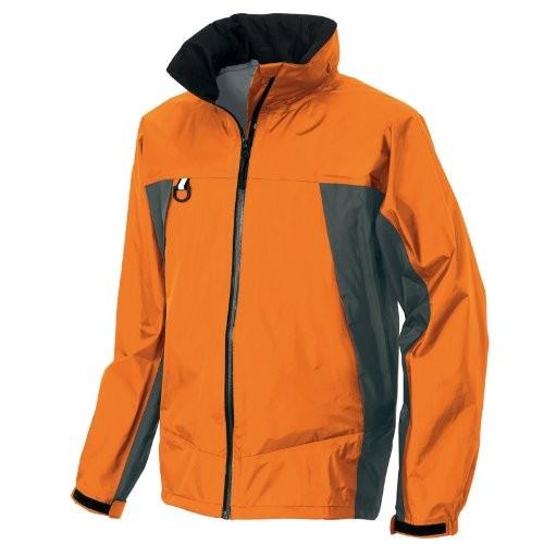ディアプレックス 全天候型ジャケット AZ-56301 オレンジ×チャコール 4Lサイズ