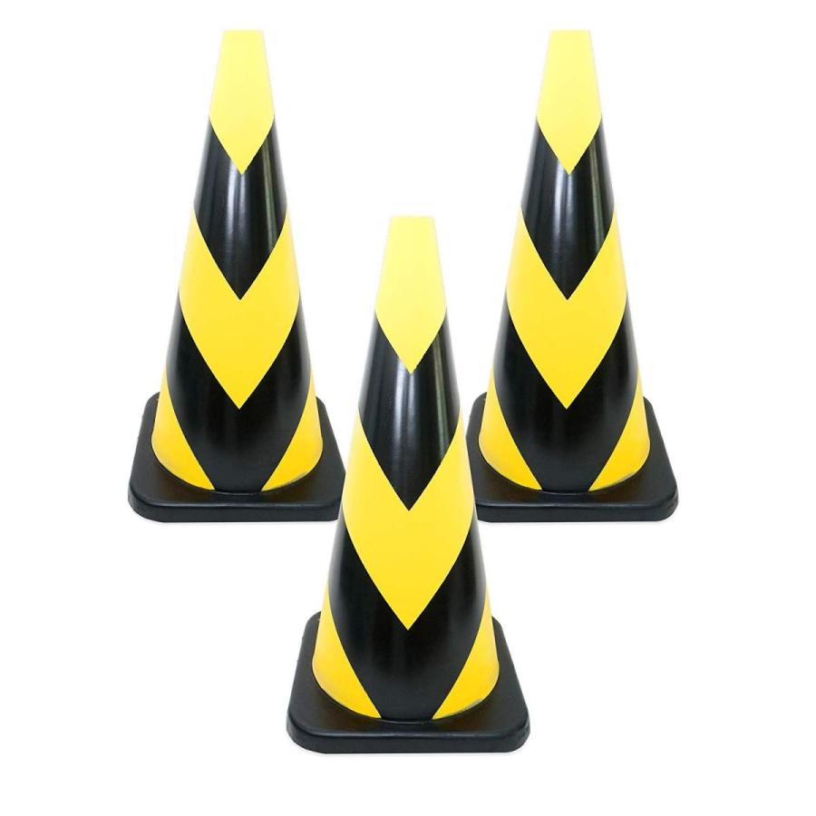 高知インター店 ラバーコーン 高さ700ｍｍ 3本組 カラーコーン 反射板付 格安即決 Www Gran Gusto It