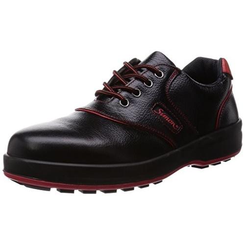 シモン 安全靴 短靴 JIS規格 耐滑 快適 SL11-R 黒 赤 黒 27 cm 3E