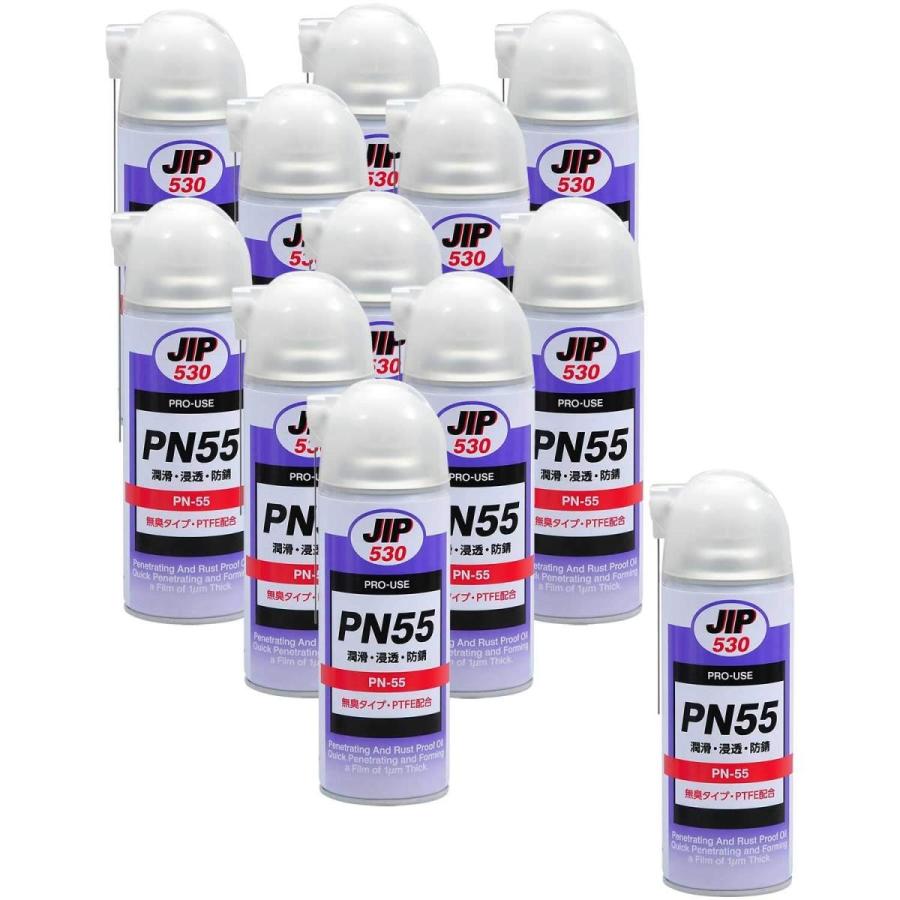 プロ用潤滑剤 PN55 12本セット イチネンケミカルズ PN55 No.530 ProUse潤滑剤 420mL x 12本 小箱