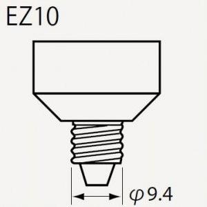 ウシオ JR12V50WLW/K/EZ-H 10個セット ハロゲンランプ JRφ50 12V 75W形 広角 EZ10口金