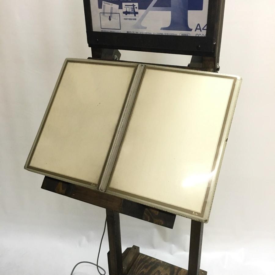 屋外用 木製オリジナルメニュースタンドhy型 Led電球専用 和風屋根片流れ Led電球専用 2枚 オーク Mhy Led 2 L9 Oak オーク 2枚 世田谷セレクション