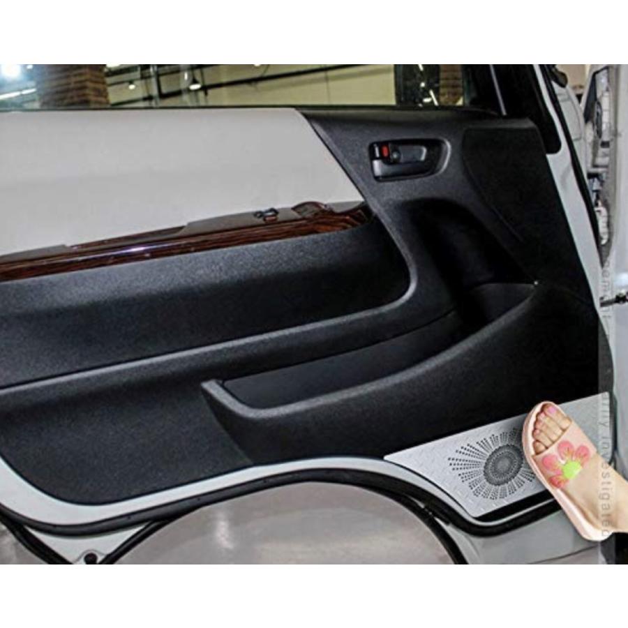 ハイエース0系 4型 5型 アルミ合金 ドアキックガード ドアキックトリム キズ防止 保護カスタムプロテクター アンダーカバー 内装 パ 世田谷セレクション 通販 Yahoo ショッピング