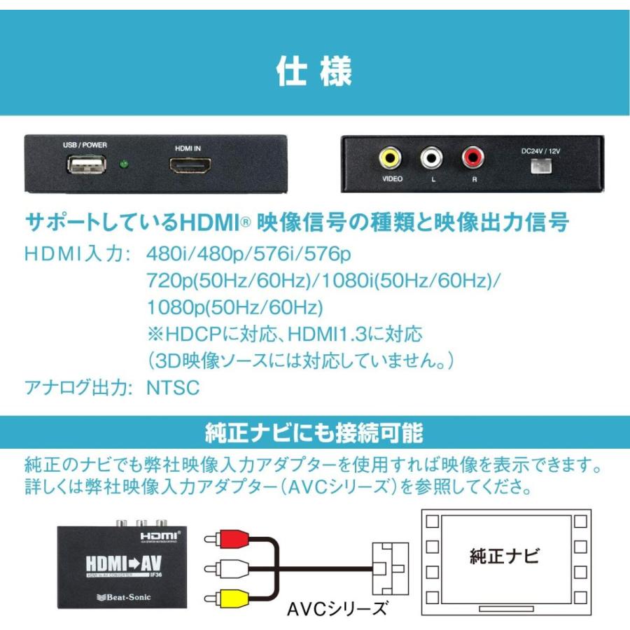 ビートソニック IF36 インターフェースアダプター ビートソニック IF36 インターフェースアダプター