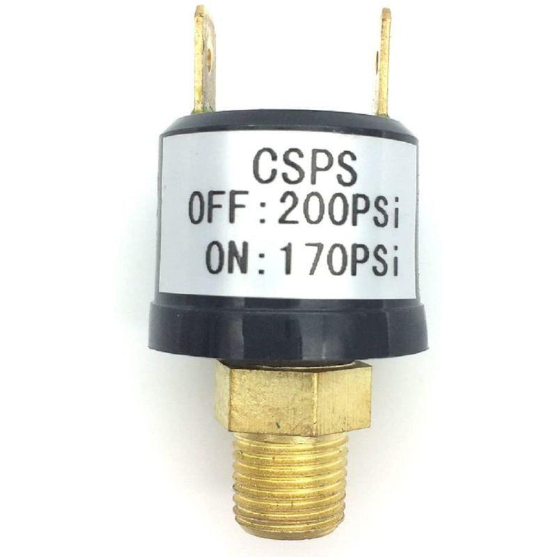 エアサス プレッシャー スイッチ 170-200PSi 1/8NPT ネジ エアホーン エアタンク(170?200PSi)|nano1|03
