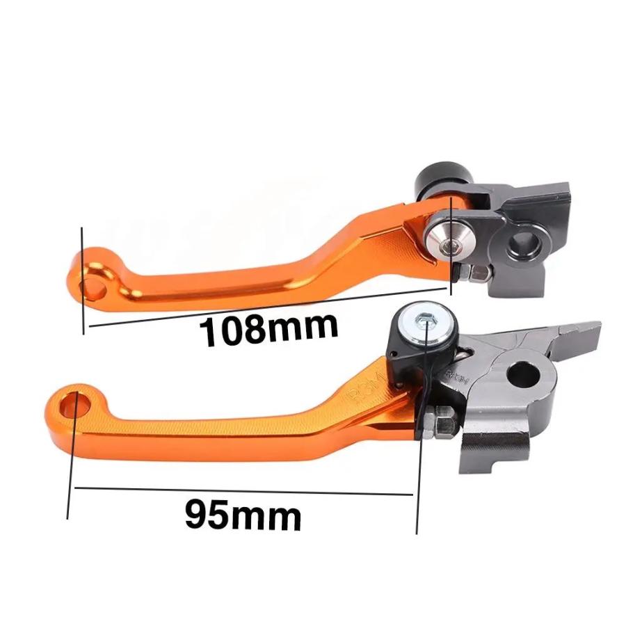 Leva Cambio In Alluminio Forgiato SCAR - Compatibile Con KTM SX/EXC 250-450 2011-2023, Colore Arancione
