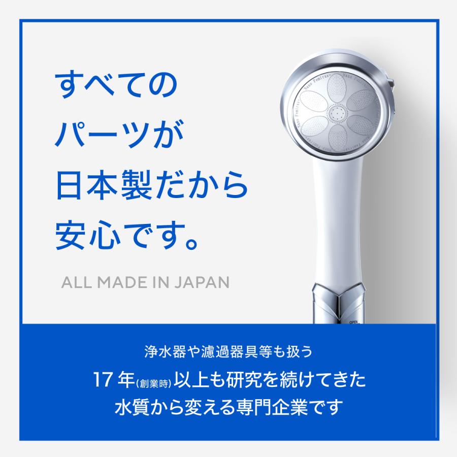 ugazin　ナノフェミラスプラス シャワーヘッド NF2210-P2新品 JAPAN STAR 【ナノバブル数12億個以上】ナノフェミラスプラス