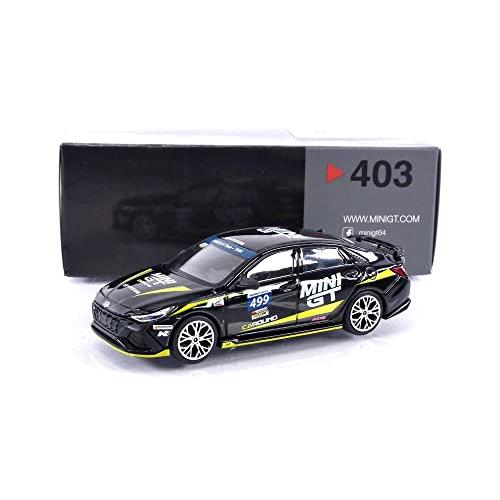 MINI GT 1/64 ヒョンデ エラントラ N Hyundai N-Festival #499 Caround Racing 左ハンドル 完成品｜nanohanaclub｜05