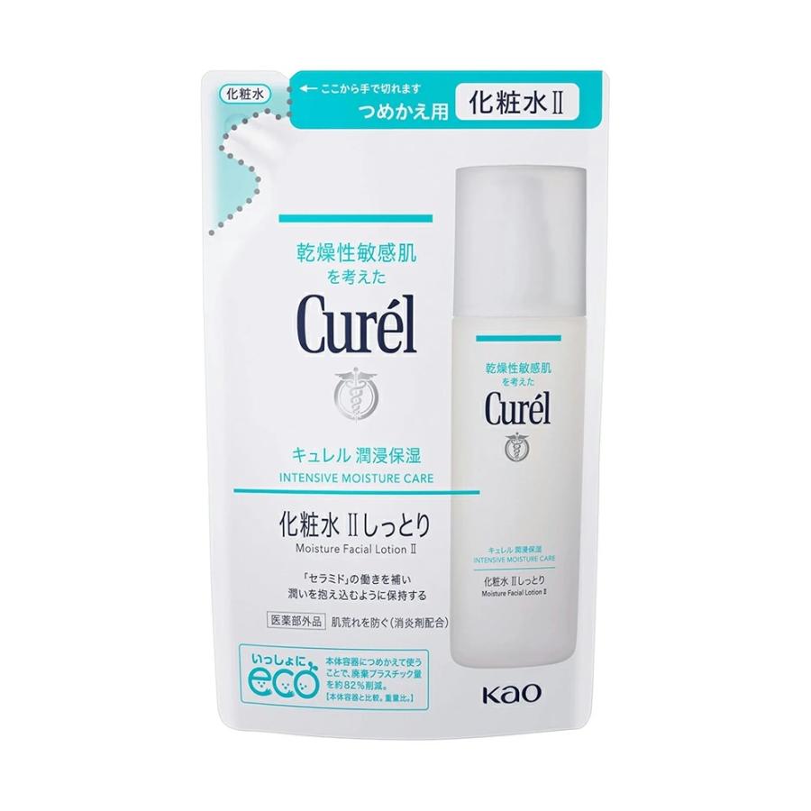 キュレル 潤浸保湿 化粧水 IIしっとり ［つめかえ用］130mL ／医薬部