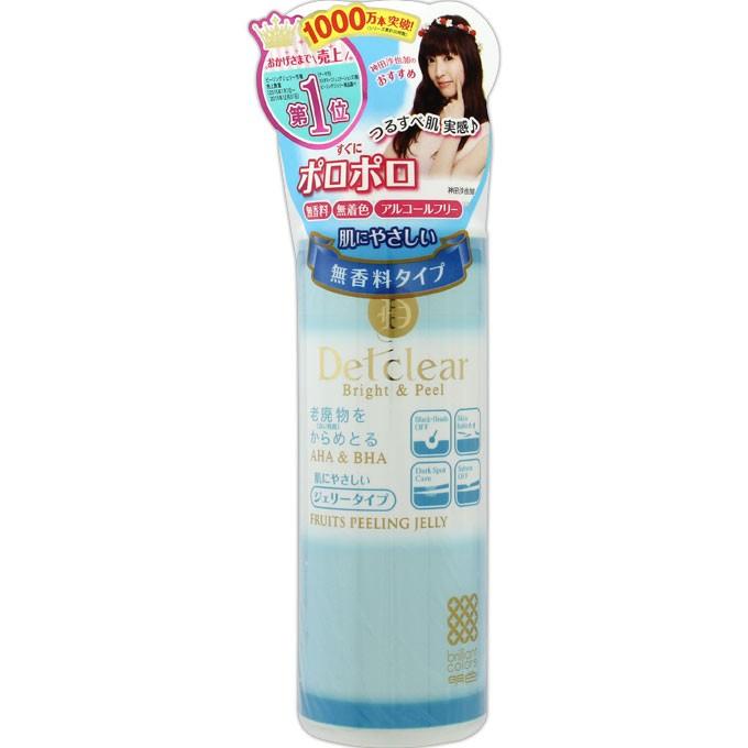 ◇ＤＥＴクリア ブライト＆ピール ピーリングジェリー＜無香料タイプ＞ 180mL【ポイントUP】｜nanohanadrg