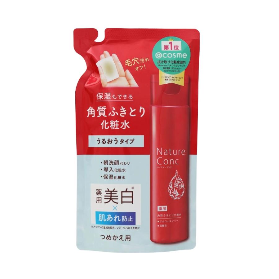 ネイチャーコンク薬用クリアローション　つめかえ用　180ｍｌ｜nanohanadrg