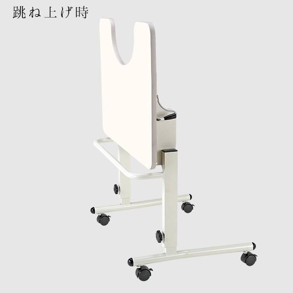 マキテック テーブル 車いす用 安心テーブル キャスター ANT-01NW 
