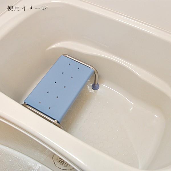 マキテック 浴槽台 バスステップ 高さ15cm 半身浴 介護用品 浴槽椅子