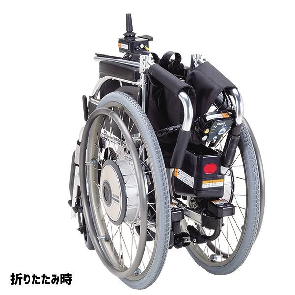 車椅子 電動車椅子 折りたたみ 背折れ 自走式 車いす e-COLORS KC-JWX 