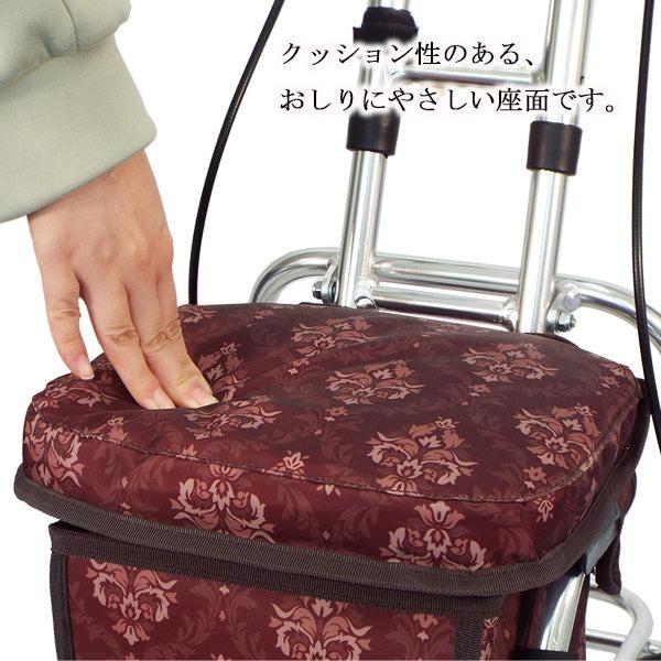 マキテック シルバーカー コンパクト 軽量 レジェ ドットネイビー SX