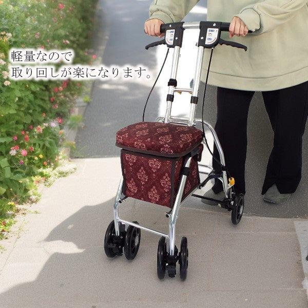 マキテック シルバーカー コンパクト 軽量 レジェ ドットネイビー SX