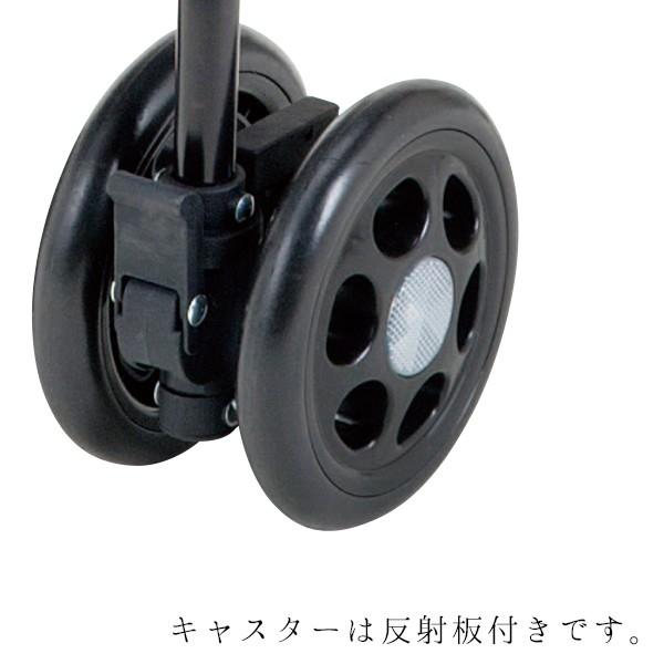 マキテック シルバーカー U字型 ハンドル アンティ 黒チェック UX-2KC