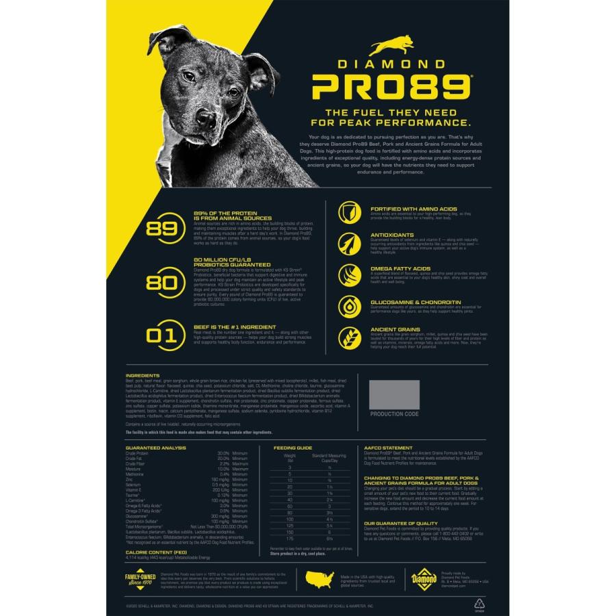 PRO89 【正規品】 ビーフ＆ポーク 18.1kg 全年齢犬 幼犬 子犬 成犬 老犬 シニア犬 プロ89 ドッグフード_5