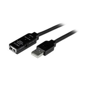 USBケーブル/A-A/25m/USB 2.0/アクティブ延長/オス・メス/BK 目安在庫=△