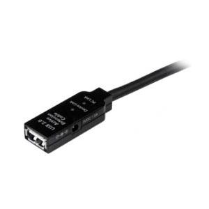 USBケーブル/A-A/25m/USB 2.0/アクティブ延長/オス・メス/BK 目安在庫=△