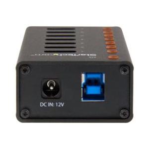 USBハブ/USB 3.0/USB-A - 7x USB-A/ACアダプター/壁面設置対応 目安在庫=△_1