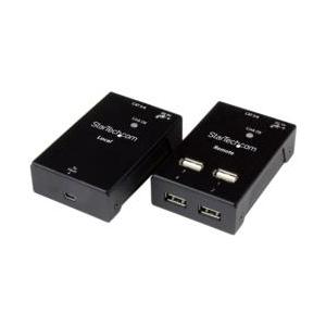 USBエクステンダー/40m/Cat6/Cat5 LANケーブル使用/4PUSB 2.0ハブ 取り寄せ商品