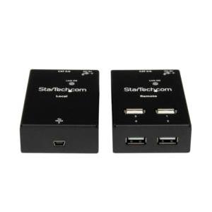 USBエクステンダー/40m/Cat6/Cat5 LANケーブル使用/4PUSB 2.0ハブ 取り寄せ商品_1