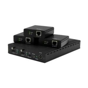 ビデオエクステンダー/HDMI/35m/4K30Hz/CAT5e+/HDBaseT/3分配 目安在庫=△