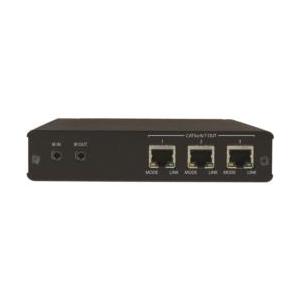 ビデオエクステンダー/HDMI/35m/4K30Hz/CAT5e+/HDBaseT/3分配 目安在庫=△_3
