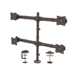 モニターアーム/4画面/最大27インチ/多関節/1台あたり耐荷重8kg 目安在庫=△