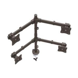 モニターアーム/4画面/最大27インチ/多関節/1台あたり耐荷重8kg 目安在庫=△_4