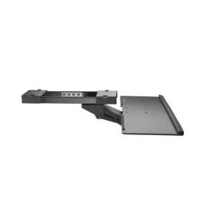 キーボードトレイ/スライド式/670x255mm/リストレスト/耐荷重2kg 目安在庫=○