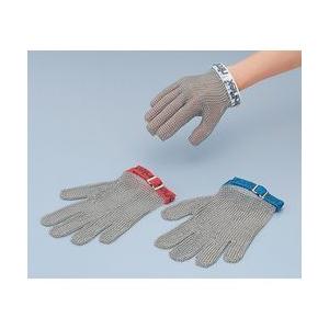 ステンレスメッシュ手袋(左右兼用) 5本指 L (1枚) 目安在庫